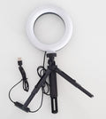 Super Combo: Ring Light 8'' + Tripé de Mesa + Suporte de Celular – Tudo o Que Você Precisa!